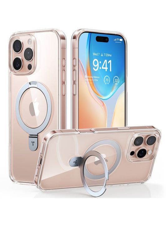 TORRAS Ostand Case for iPhone 16 Pro Max - Clear