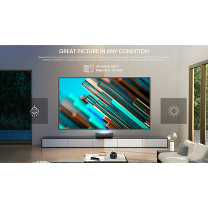Hisense 100 Inch 4K Laser TV, Ultra Short Throw, Smart TV – 100L9HD
