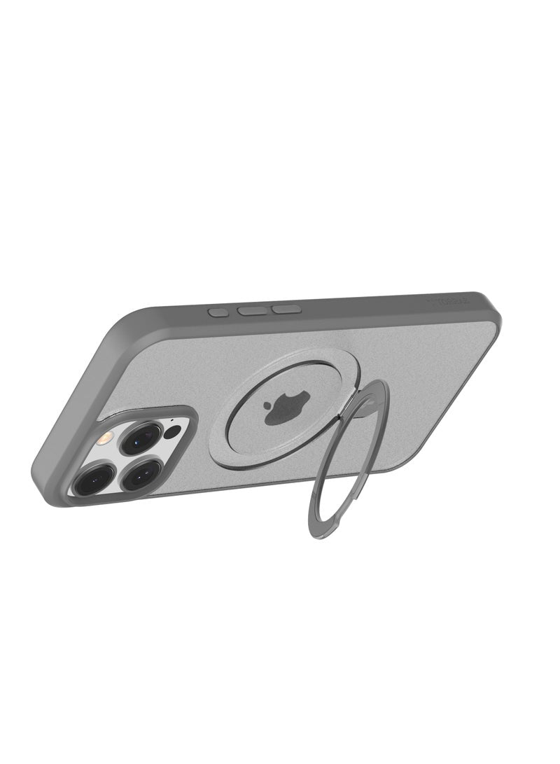 TORRAS Ostand Case for iPhone 16 Pro Max - Titanium Grey