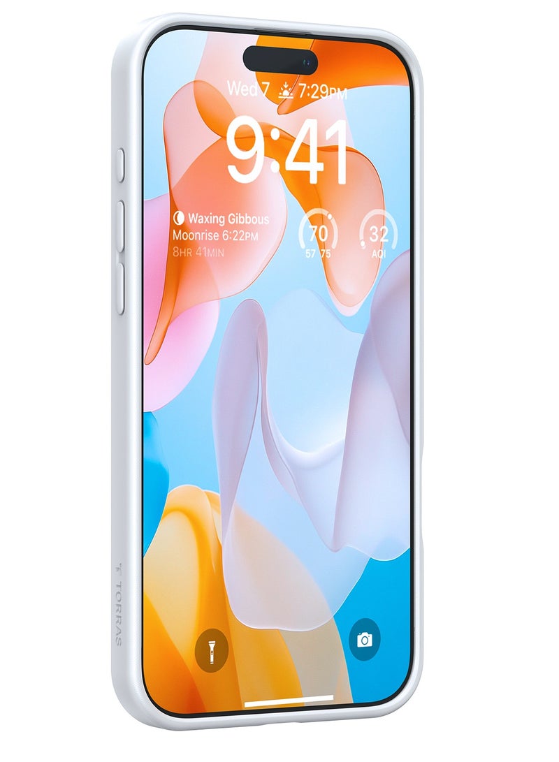TORRAS Ostand Case for iPhone 16 Pro Max - White