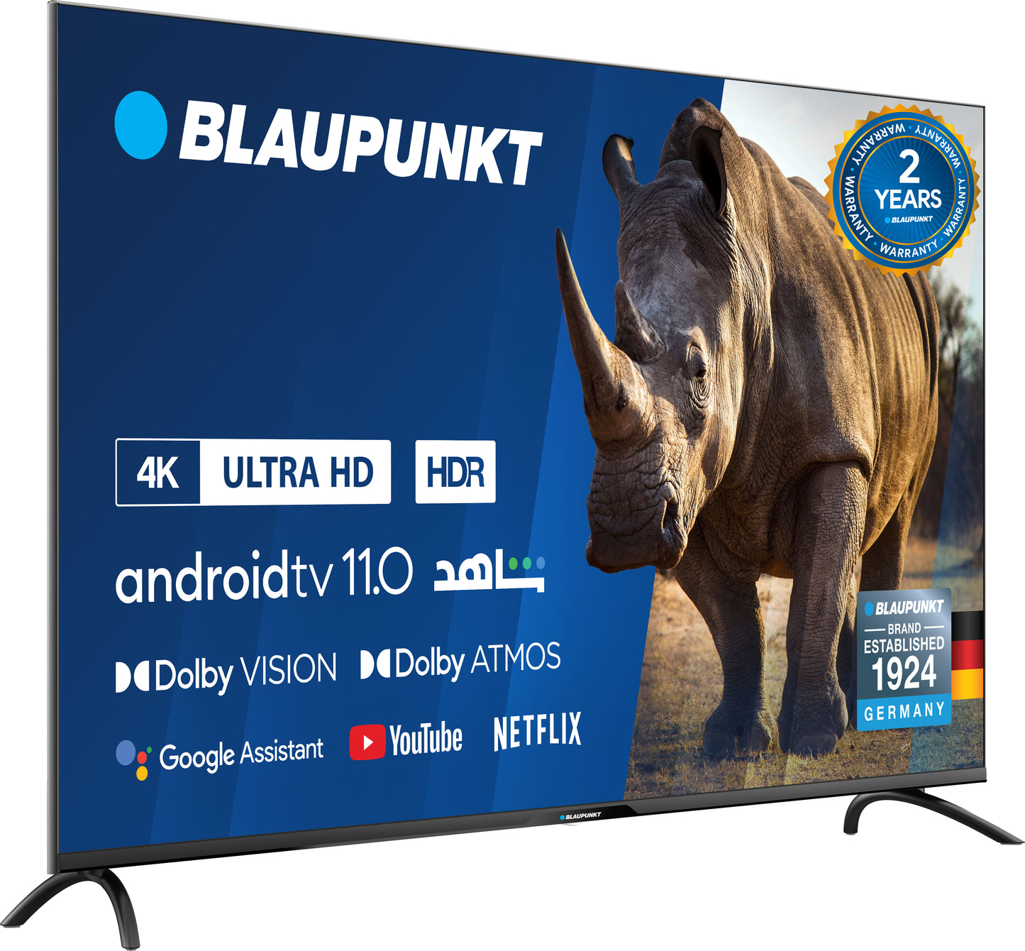 Blaupunkt 4K UHD LED Android TV 65-inch Black