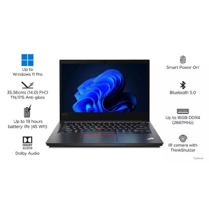 Lenovo Thinkpad E14 Intel Core-i5 16GB/512GB SSD Black