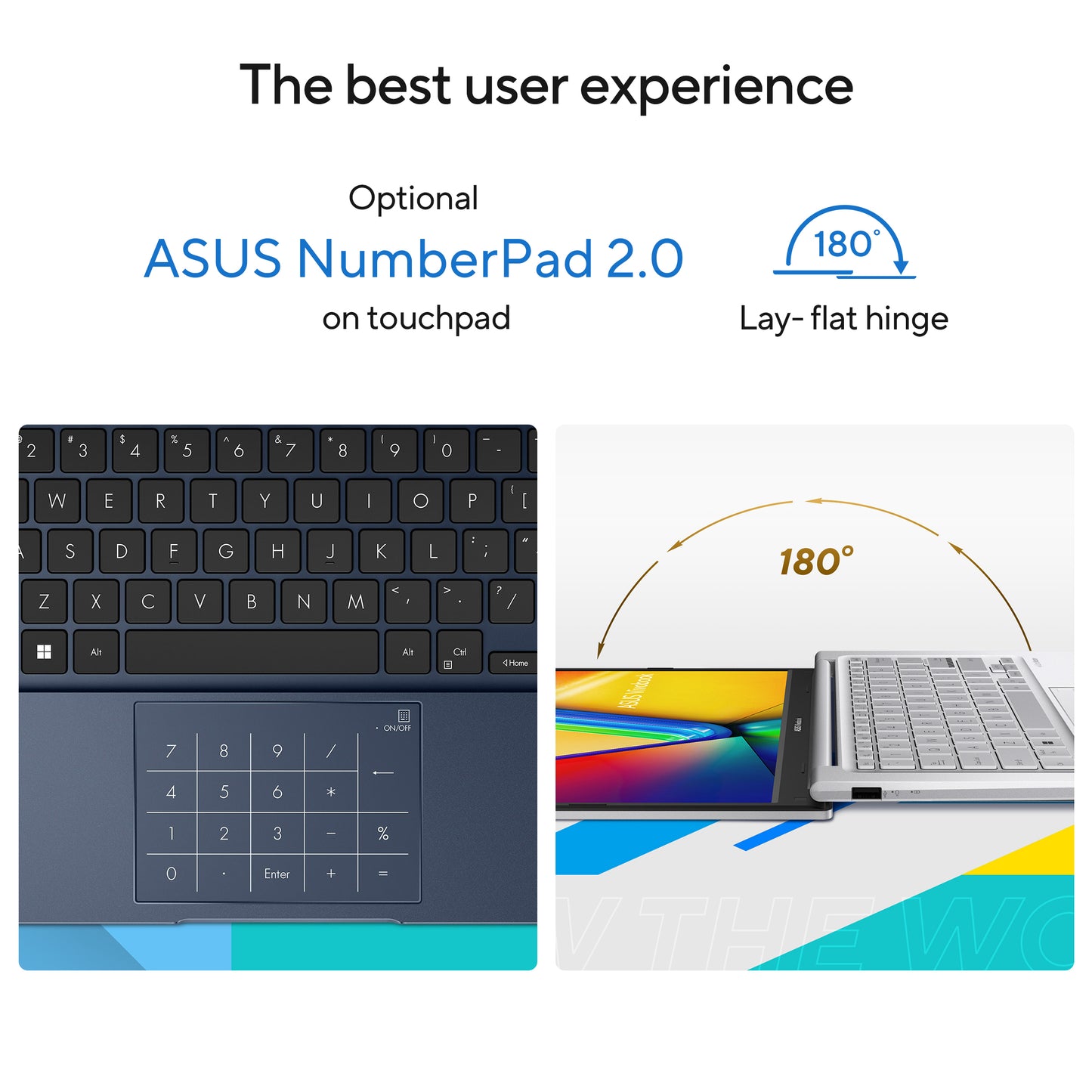 Asus Vivobook 14 Laptop Intel Core i5-1334U, 8GB RAM, 512GB SSD, 14-inch FHD display, Quiet Blue, X1404VA-NK884W