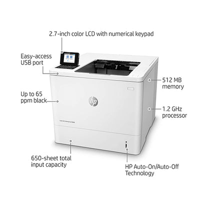 HP LaserJet Enterprise Monochrome Printer White