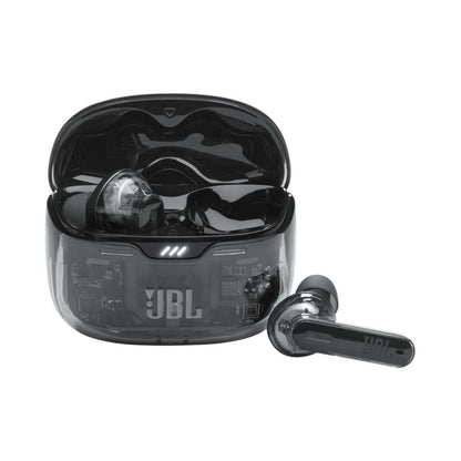 JBL Tune Beam True Wireless Noise Cancelling Earbuds Ghost Black