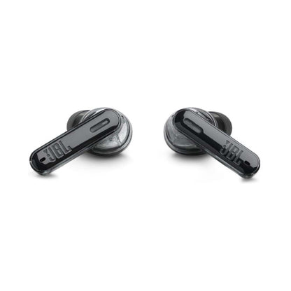 JBL Tune Beam True Wireless Noise Cancelling Earbuds Ghost Black