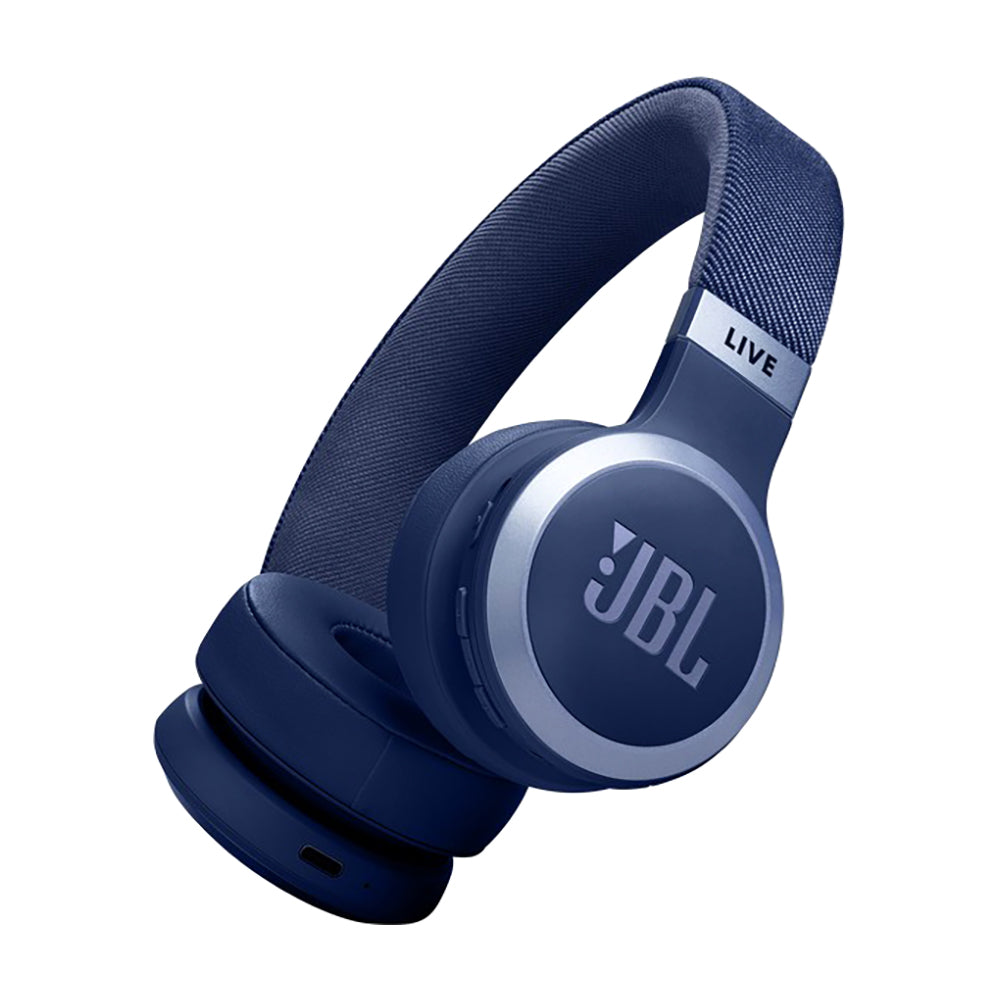 JBL Live 670 Wireless Noise Cancelling  On-Ear Headphone Blue