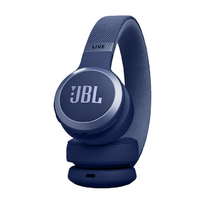 JBL Live 670 Wireless Noise Cancelling  On-Ear Headphone Blue