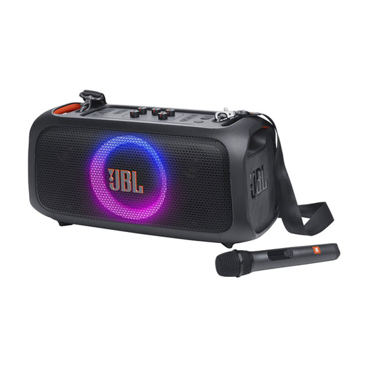 JBL PartyBox On-the-Go Essential Speaker With wireless microphone Black