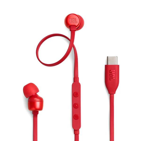 JBL Tune 310C Hi-Res in-Ear USB-C Headphone Red