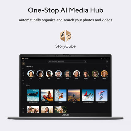 Asus Vivobook S14 Copilot+ PC Laptop 16GB RAM, 1TB SSD, Snapdragon X X1 26 100 Processor, 14-inch display, Matte Gray, S3407QA-KP014W