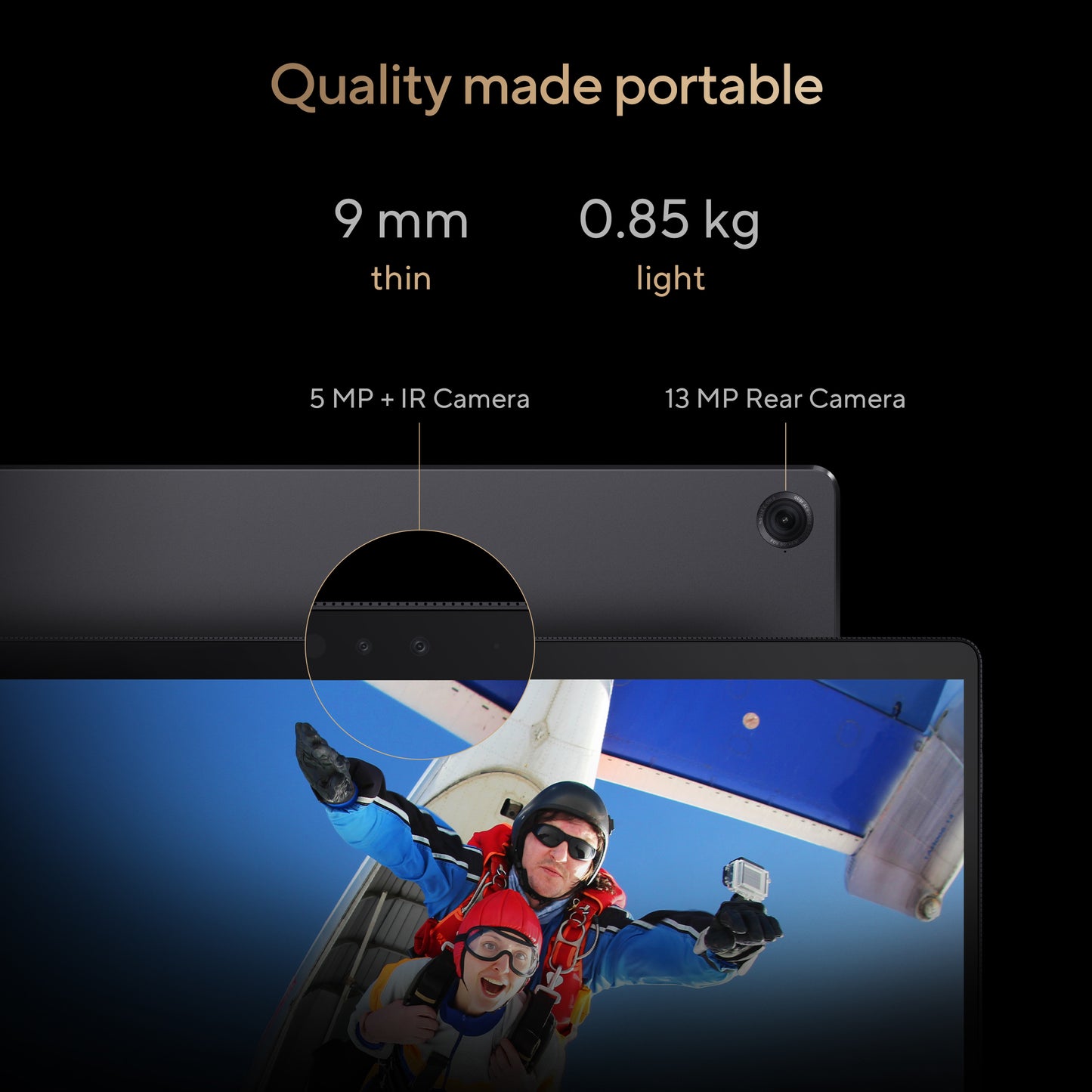 Asus ProArt PZ13 OLED Laptop 16GB RAM, 1TB SSD, Snapdragon X Plus X1P 42 100 Processor, 13.3-inch OLED touch display, Nano Black, HT5306QA-LX002W