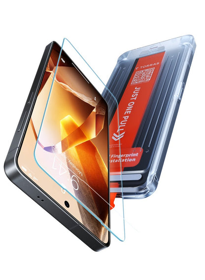 TORRAS Install Master Screen Protector for Samsung Galaxy S26 - Clear