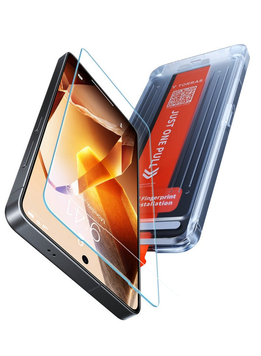 TORRAS Install Master Screen Protector for Samsung Galaxy S26 - Clear
