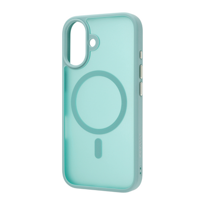 Infinyty Gleam Hybrid Matte Soft Touch MagSafe Case iPhone 16 Plus, Teal