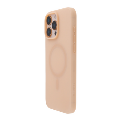 Infinyty Airify Ultra-Thin Semi-Transparent Silicone MagSafe Case iPhone 16 Pro Max, Sand