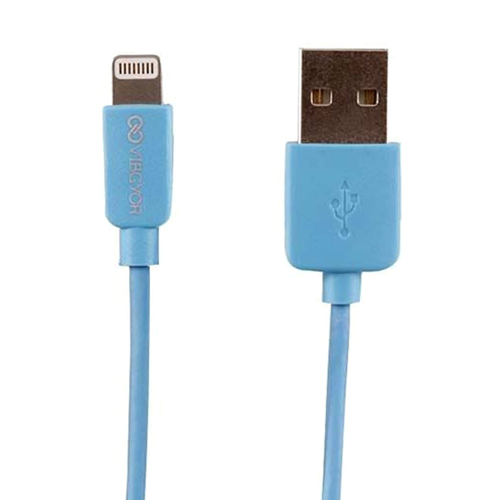 Vibgyor Lightning Cable 1.2M Blue