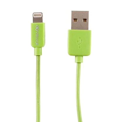 Vibgyor Lightning To USB Data Sync and Charging Cable Green