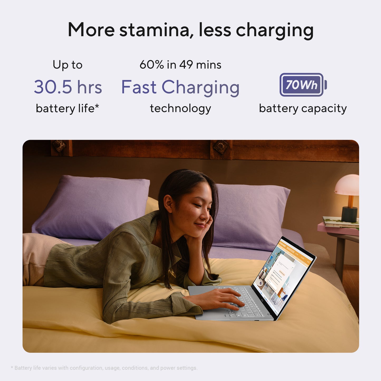 Asus Vivobook S14 Copilot+ PC Laptop 16GB RAM, 1TB SSD, Snapdragon X X1 26 100 Processor, 14-inch display, Matte Gray, S3407QA-KP014W