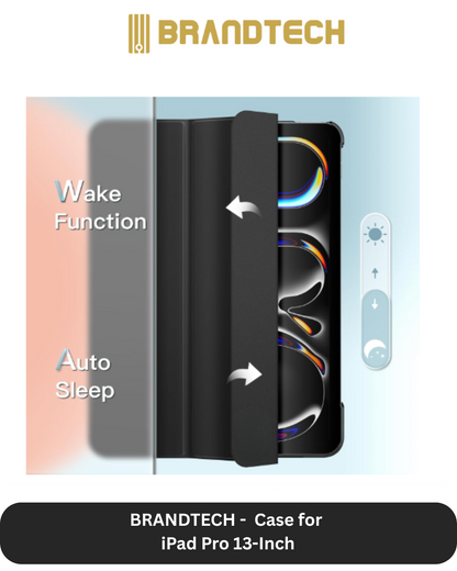 Brandtech iPad Pro 13-inch Case + Screen Protector