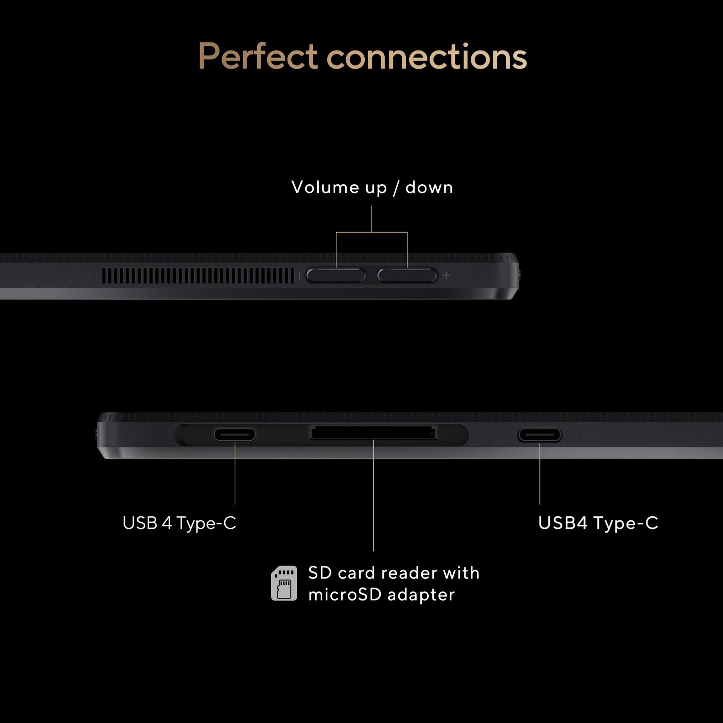 Asus ProArt PZ13 OLED Laptop 16GB RAM, 1TB SSD, Snapdragon X Plus X1P 42 100 Processor, 13.3-inch OLED touch display, Nano Black, HT5306QA-LX002W