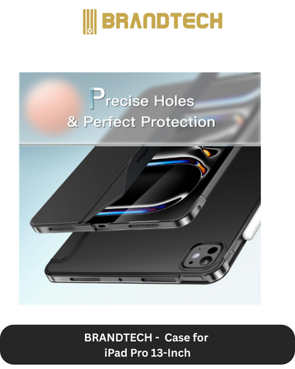 Brandtech iPad Pro 13-inch Case + Screen Protector
