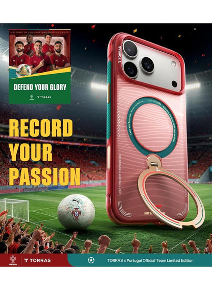 Torras Portuguese Football Federation iPhone 17 Pro Max Case Wave Passion - Back