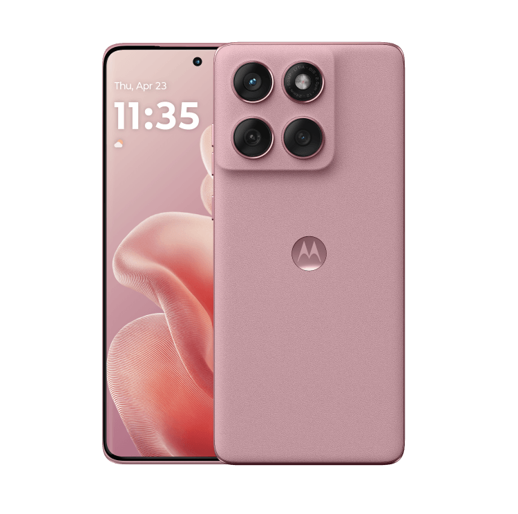 Motorola Edge 60 Fusion Dual SIM 5G Smartphone 12GB RAM, 256GB Storage, Zephyr (Pink)