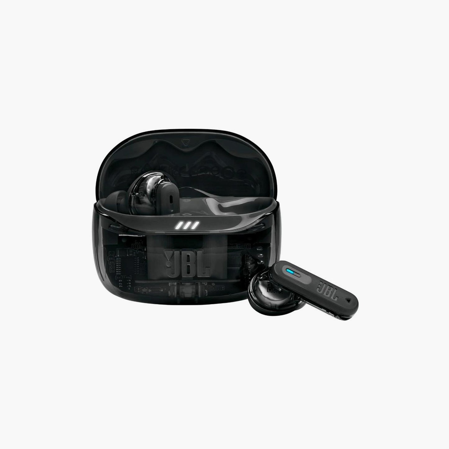 JBL TuneBeam 2 Ghost True Wireless Earbuds Black