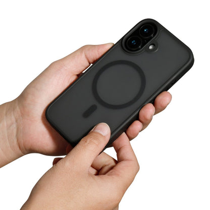Infinyty Gleam Hybrid Matte Soft Touch MagSafe Case iPhone 16, Black
