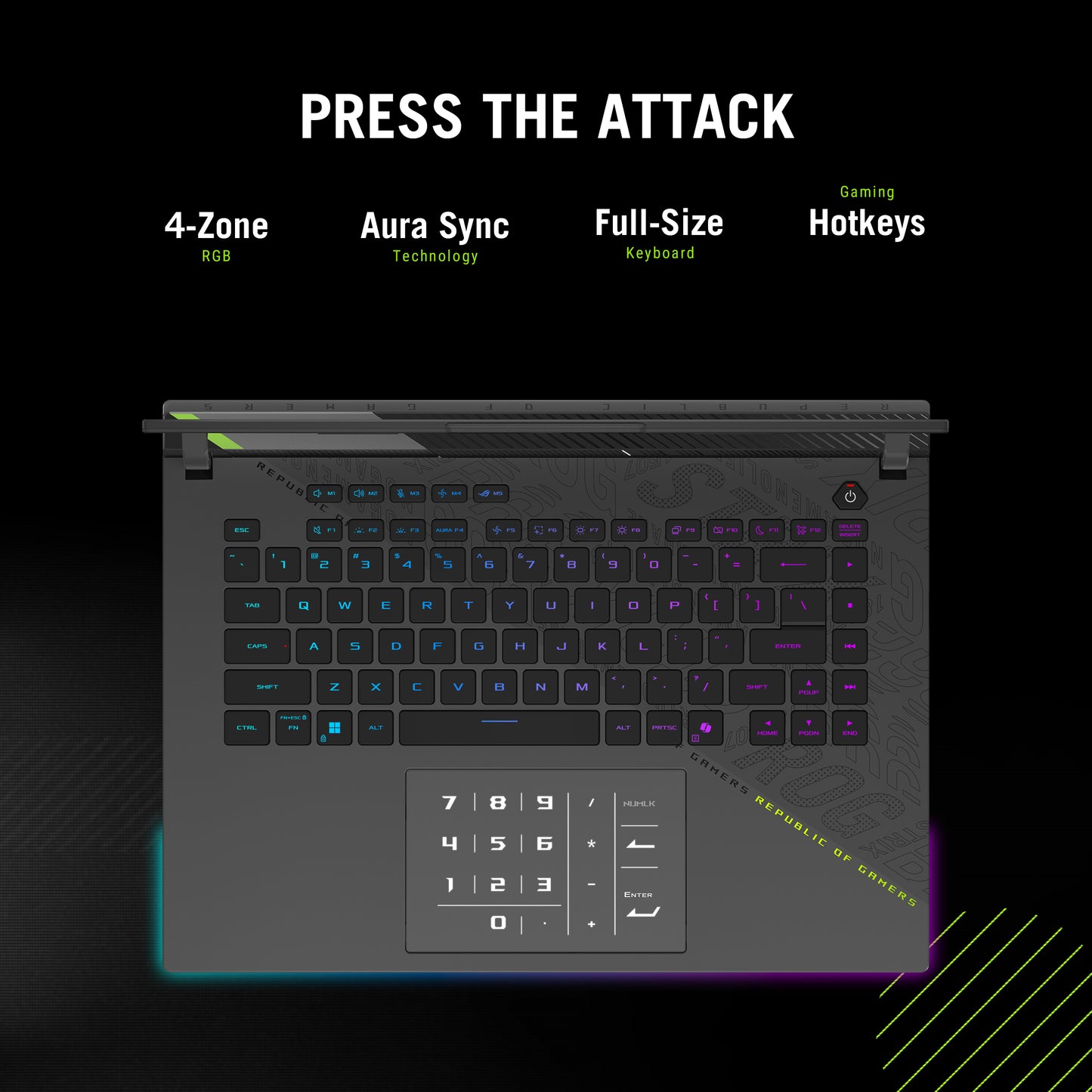 Asus ROG Strix G16 Gaming Laptop 32GB RAM, 1TB SSD, AMD Ryzen 9-9955HX3D Processor, 16-inch display, G614FR-G32X3D