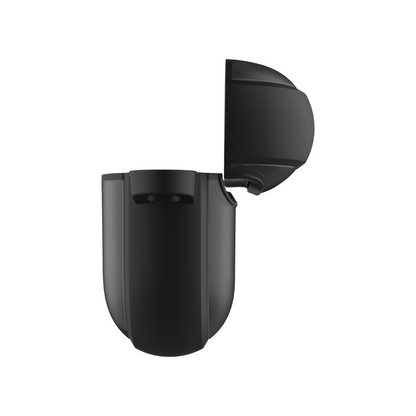 Infinyty Vizo Frosted Silicone Case for AirPods 4, Black