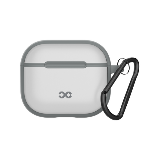 Infinyty Vizo Frosted Silicone Case for AirPods 4, Grey