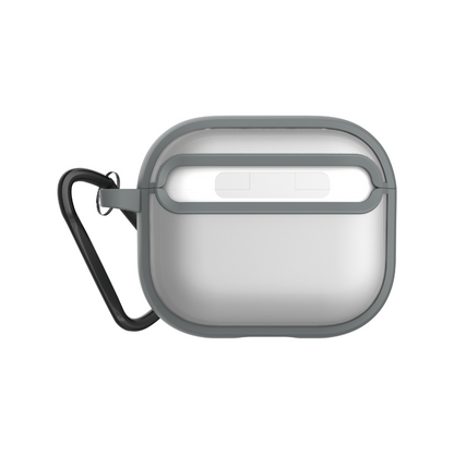Infinyty Vizo Frosted Silicone Case for AirPods 4, Grey