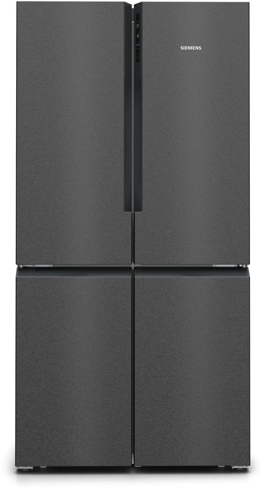 Siemens Home Connect French Door Bottom Freezer Refrigerator, 605 L, Black, KF96NAXEAG