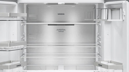 Siemens Home Connect French Door Bottom Freezer Refrigerator, 605 L, Black, KF96NAXEAG