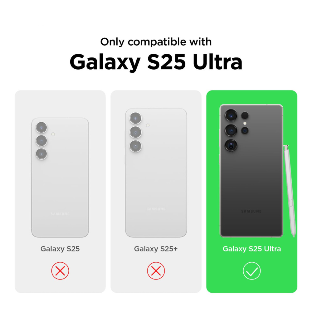 GRABIT BACK  S25 Ultra Cover, Clear