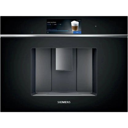 Siemens iQ700 Built-In Fully Automatic Coffee Machine, 1600W, Wi-Fi, Black, CT718L1B0