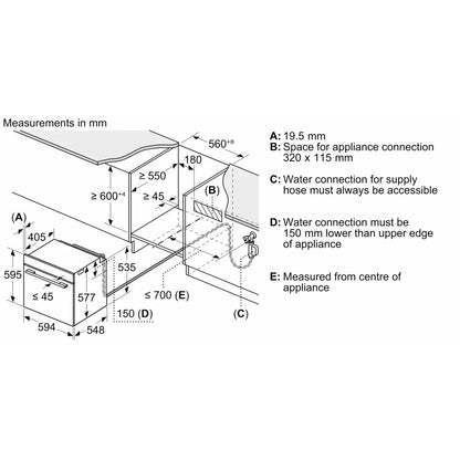 Siemens iQ700 Built-in Oven with Steam function, 60 x 60 cm, Wi-Fi, Black, HS958GED1B