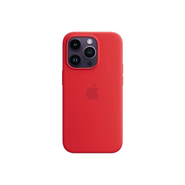 Apple iPhone 14 Pro Silicone Protective Case Cover With Magsafe Red