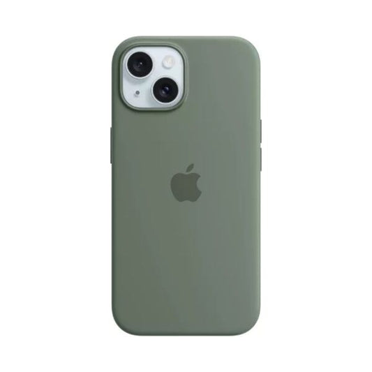 Apple iPhone 15 Silicone Protective Case Cover With MagSafe Cypress
