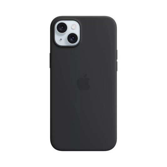 Apple iPhone 15 Plus Silicone Protective Case Cover With MagSafe Black