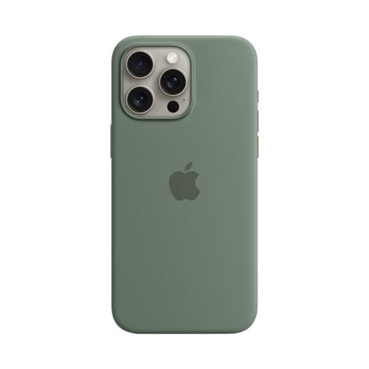 Apple iPhone 15 Pro Max Silicone Protective Case Cover With MagSafe Cypress