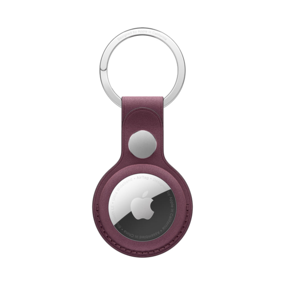 Apple AirTag FineWoven Key Ring Mulberry