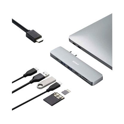 Anker 7-In-2 Type-C USB Hub Grey