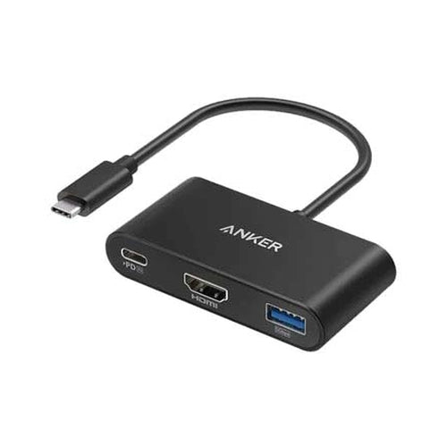 Anker PowerExpand 3-In-1 Multifunction Type-C USB Hub Black