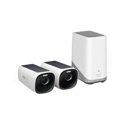 eufy Security eufyCam 3 2-Cam Kit, Security Camera Outdoor Wireless, 4K Camera with Integrated Solar Panel