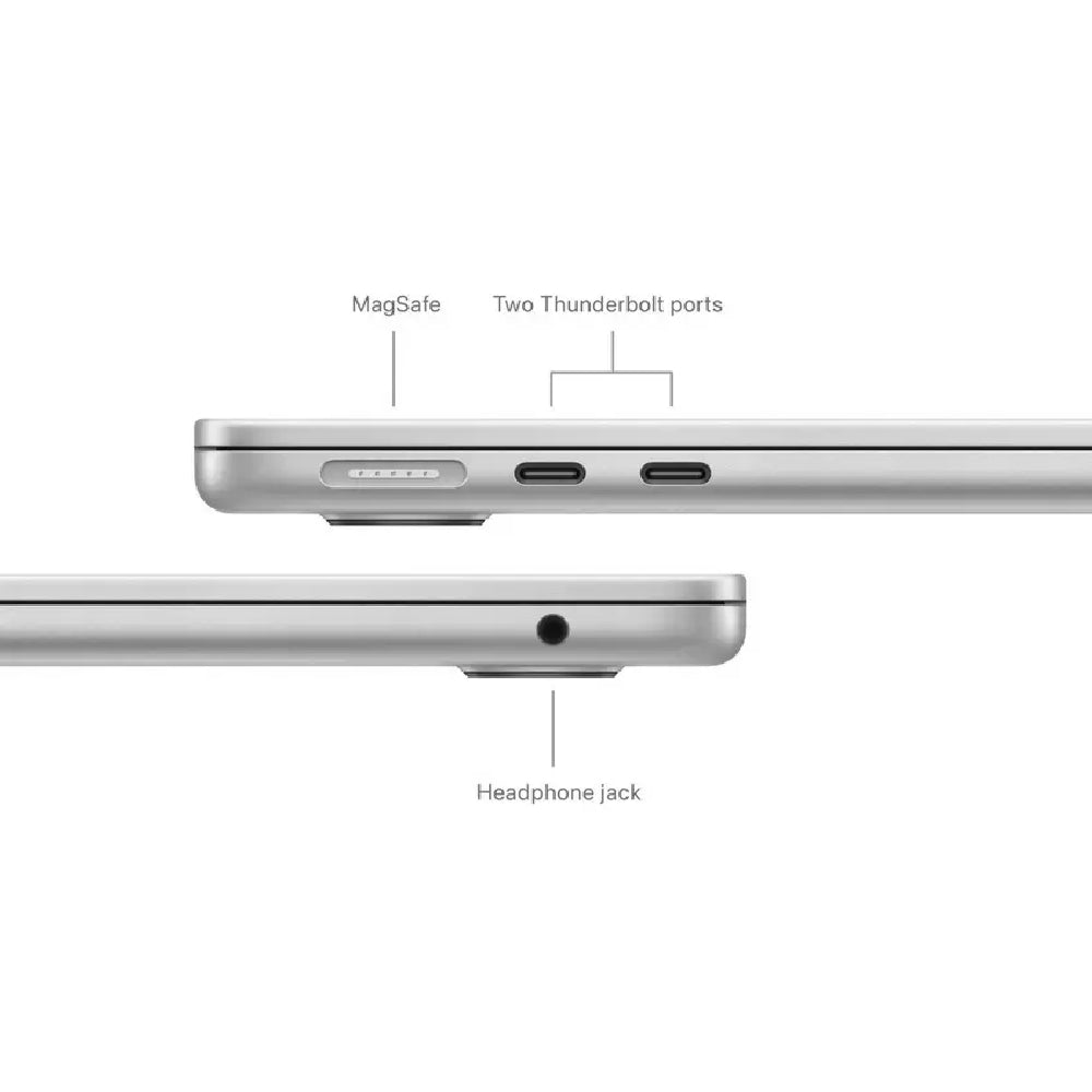 Apple MacBook Air 13-Inch M3 chip with 8 core CPU and 8 core GPU 8GB/256GB SSD Silver