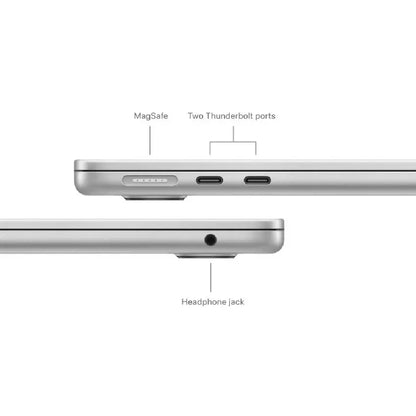 Apple MacBook Air 13-Inch M3 chip with 8 core CPU and 8 core GPU 8GB/256GB SSD Silver