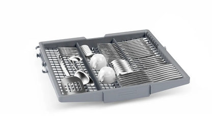 BOSCH Series 4 free-standing dishwasher, 14 Place Setting, Brushed black steel anti-fingerprint, SMS4HMC25M
